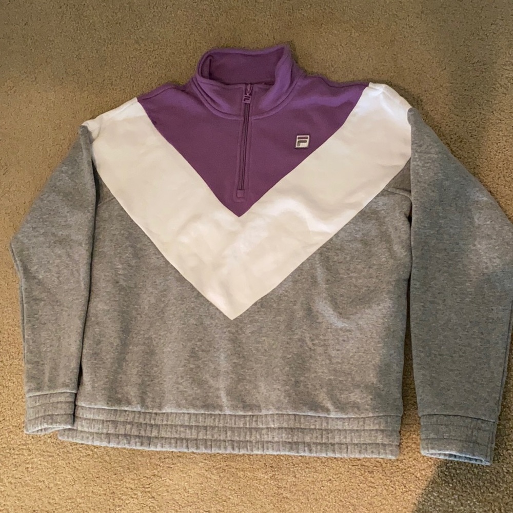 Women’s FILA quarter zip Crewneck
